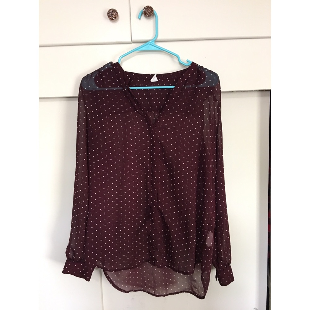 Polka dot blouse